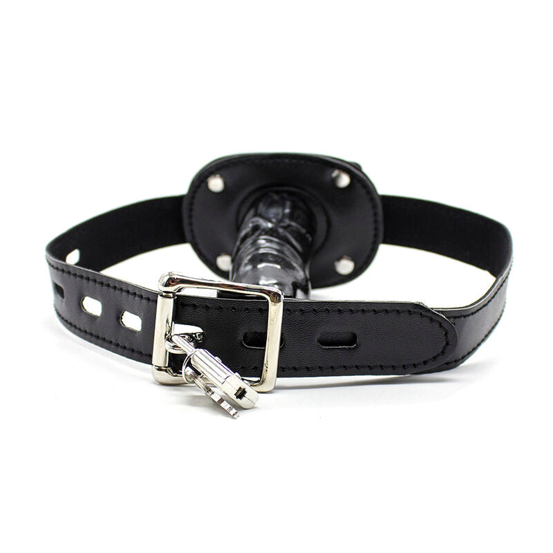 OHMAMA FETISH - MORDAÇA DE PÊNIS TPE COM CADEADO S