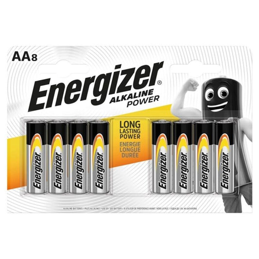 ENERGIZER - PILHA ALCALINAS AA LR6 8 UNIDADES