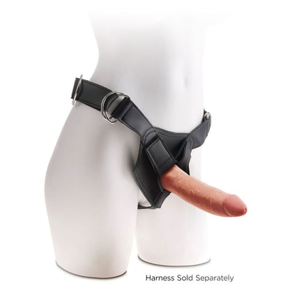 KING COCK - PLUS 3D TRIPLA DENSIDADE DILDO 18 CM