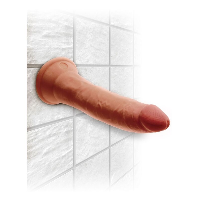 KING COCK - PLUS 3D TRIPLA DENSIDADE DILDO 18 CM