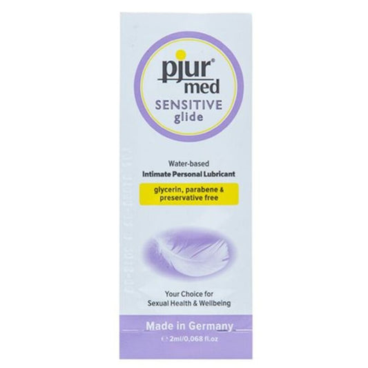 PJUR - MED SENSITIVE GLIDE LUBRIFICANTE À BASE DE ÁGUA 2 ML