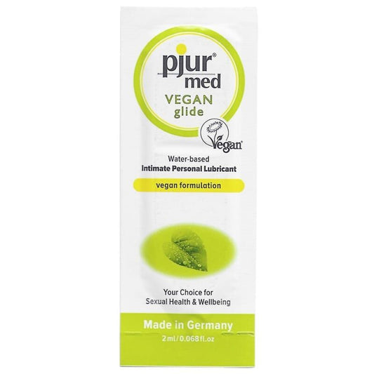 PJUR - MED VEGAN GLIDE LUBRIFICANTE À BASE DE ÁGUA 2 ML