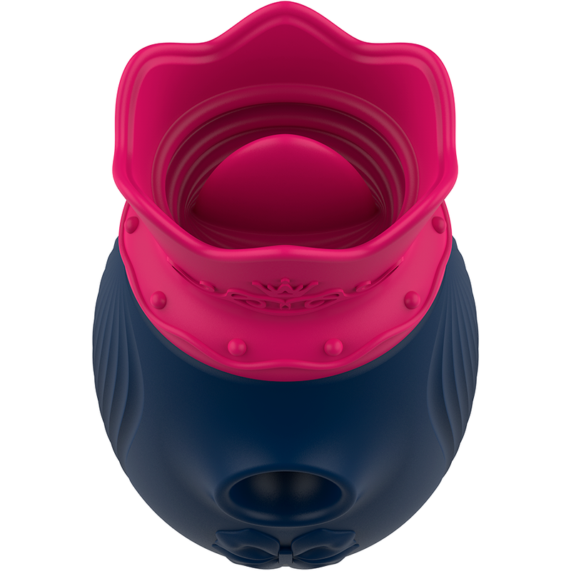 INTENSO - ESTIMULADOR DE CLITÓRIS 10 FREQUÊNCIAS DE LAMBIQUE E SUCÇÃO - AZUL