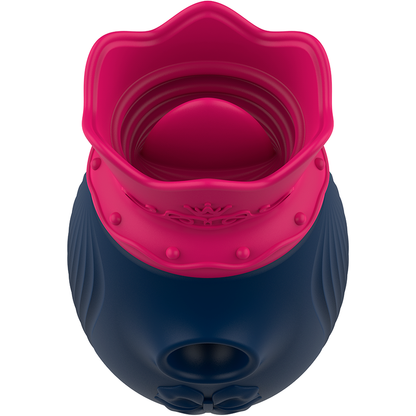 INTENSO - ESTIMULADOR DE CLITÓRIS 10 FREQUÊNCIAS DE LAMBIQUE E SUCÇÃO - AZUL