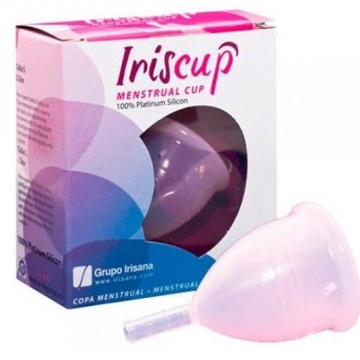 IRISCUP - COPO PEQUENO MÊS ROSA A + BOLSA ESTERILIZADORA GRÁTIS