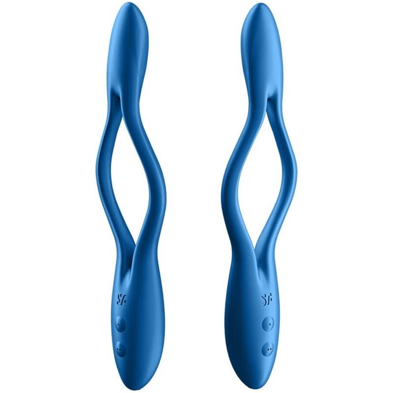 SATISFYER - ELASTISCHER SPIEL-MULTI-VIBRATOR BLAU