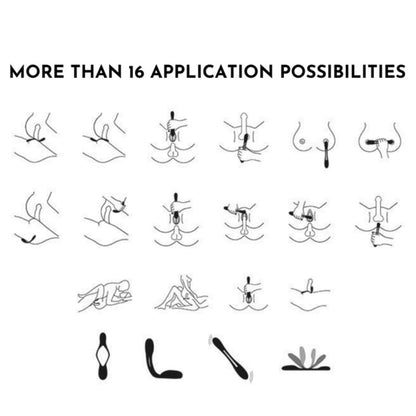 SATISFYER - ELASTISCHER SPIEL-MULTI-VIBRATOR BLAU