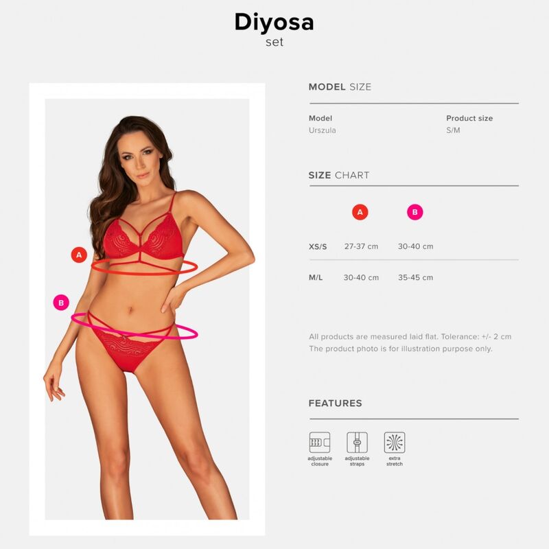 OBSESSIVE - DIYOSA CONJUNTO DUAS PEÇAS M/G