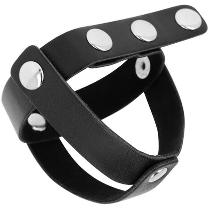 GAIOLA DE BOLAS DE COURO FETISH OHMAMA