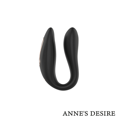 ANNE'S DESIRE - DUAL PLEASURE TECNOLOG A WATCHME PRETO/DOURADO