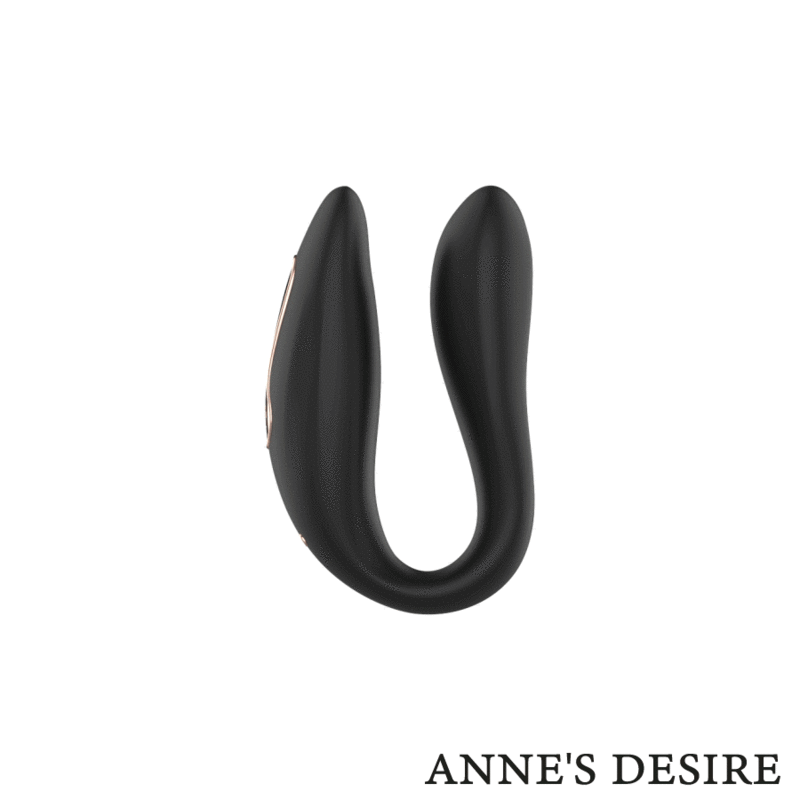 ANNE'S DESIRE - DUAL PLEASURE TECNOLOG A WATCHME PRETO/DOURADO