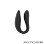 ANNE'S DESIRE - DUAL PLEASURE TECNOLOG A WATCHME PRETO/DOURADO