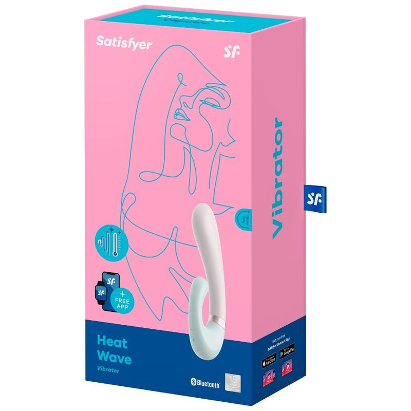 SATISFYER - APLICATIVO VIBRADOR DE ONDA DE CALOR ROSA
