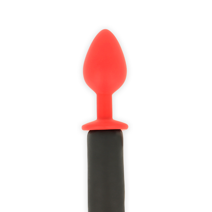 OHMAMA FETISH DEVIL'S TAIL PLUG ANAL DE SILICONE 8 CM