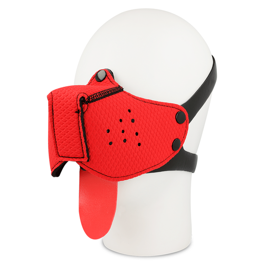 OHMAMA FETISH DOG MUZZLE - VERMELHO