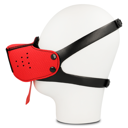 OHMAMA FETISH DOG MUZZLE - VERMELHO