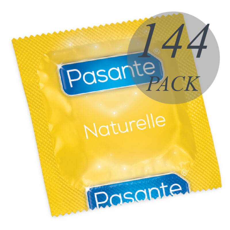 PASANTE - SACO DE PRESERVATIVOS NATURELLE 144 UNIDADES