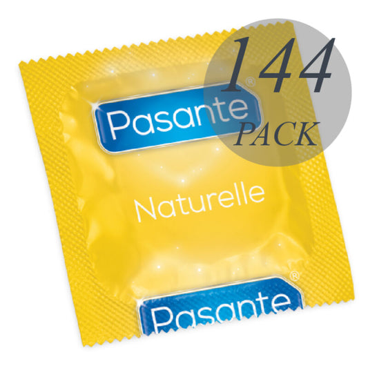 PASANTE - SACO DE PRESERVATIVOS NATURELLE 144 UNIDADES