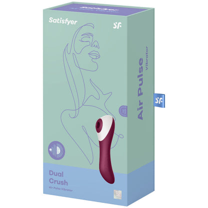 SATISFYER - VIBRADOR DE PULSO DE AR ​​DUAL CRUSH