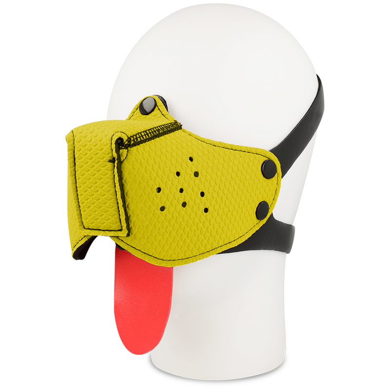 OHMAMA FETISH DOG MUZZLE - AMARELO