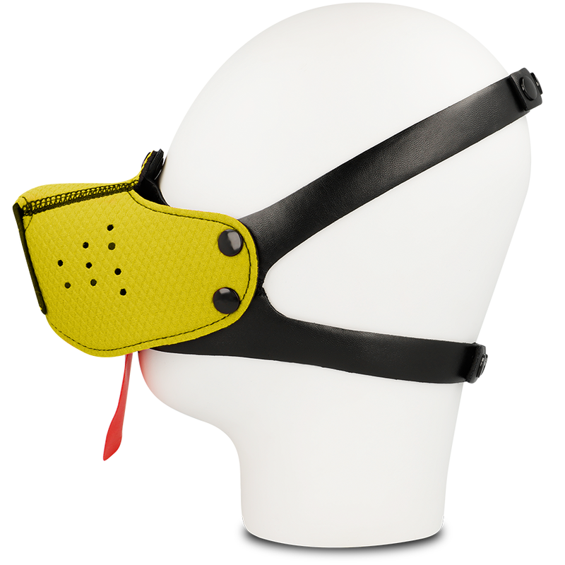 OHMAMA FETISH DOG MUZZLE - AMARELO