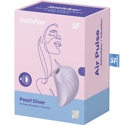SATISFYER - PEARL DIVER AIR PULSE ESTIMULADOR E VIBRADOR VERDE