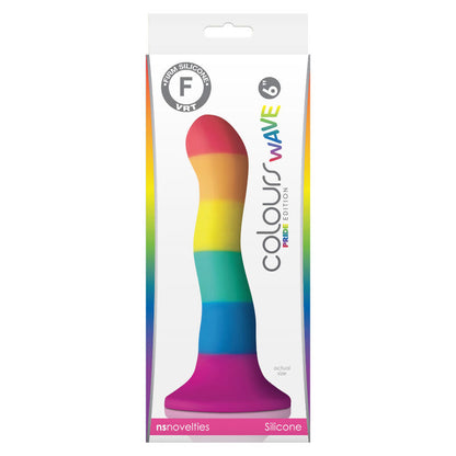 ORGULHO - BANDEIRA LGBT DILDO ONDA 17 CM
