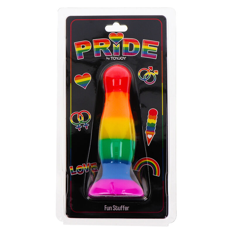 ORGULHO - BANDEIRA LGBT PLUG FUN STUFER 8,5 CM