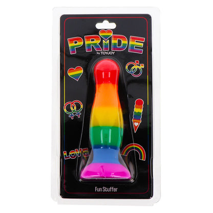 ORGULHO - BANDEIRA LGBT PLUG FUN STUFER 8,5 CM