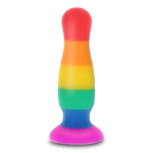 ORGULHO - BANDEIRA LGBT PLUG HAPPY STUFER 12 CM