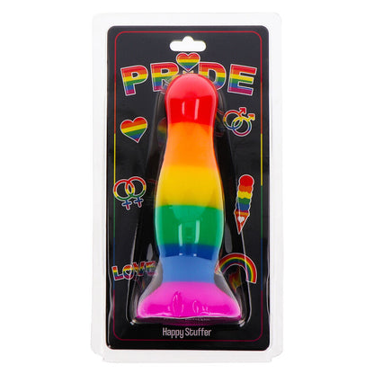 ORGULHO - BANDEIRA LGBT PLUG HAPPY STUFER 12 CM