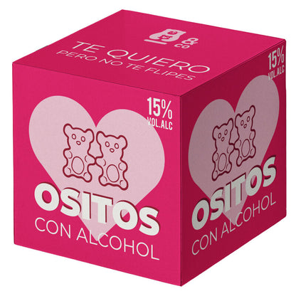 OSITO &amp; CO - GUMMY BEARS COM ÁLCOOL GIN E MORANGO
