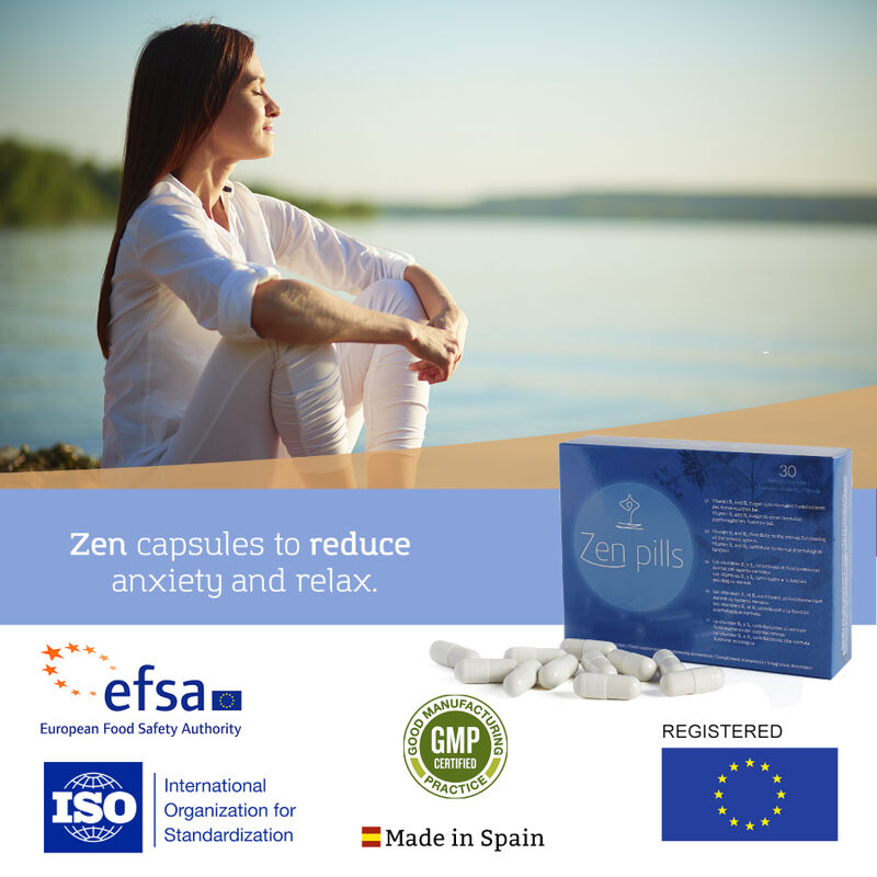 500 COSMÉTICOS - CÁPSULAS ZEN PILLS PARA REDUZIR A ANSIEDADE