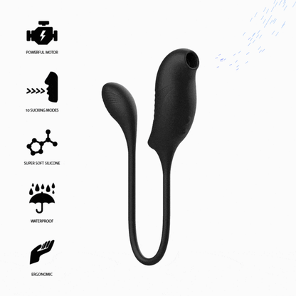 IBIZA - ESTIMULADOR COM SUCCIONADOR DE CLITÓRIS MÁGICO E VIBRAÇÃO