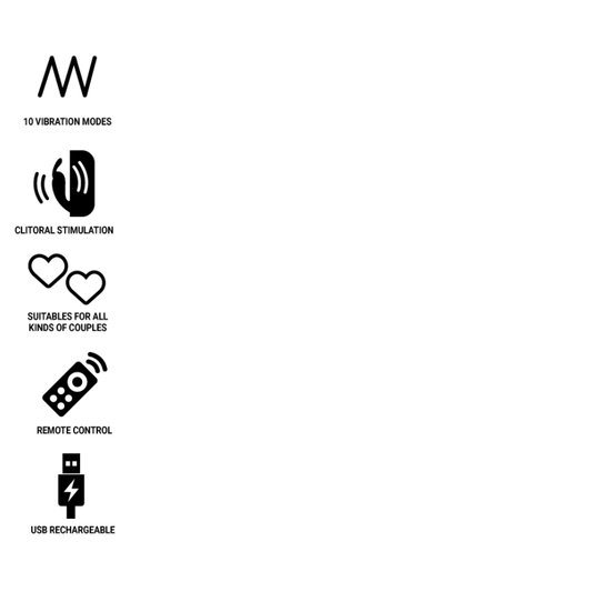 RITHUAL - KAMA CONTROLE REMOTO PARA CASAIS AZABACHE