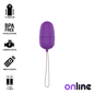 ONLINE - OVO VIBRANTE COM CONTROLE REMOTO ROXO