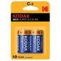 KODAK - MAX ALKALINE BATTERY C LR14 2 UNIT
