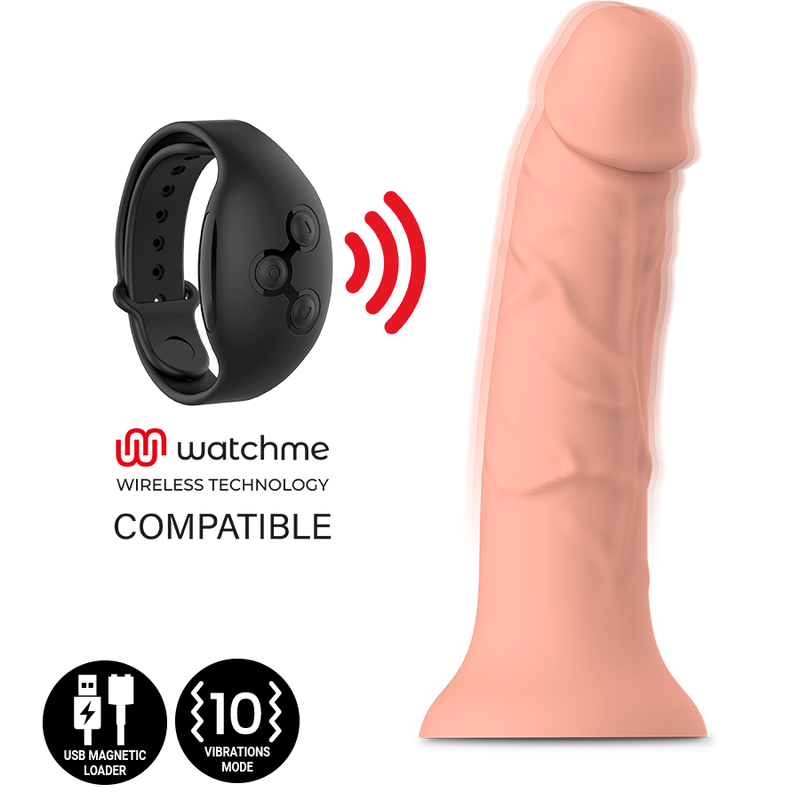 MITOLOGIA - ASHER ORIGINAL DILDO M - VIBRADOR COMPATÍVEL COM TECNOLOGIA WIRELESS WATCHME