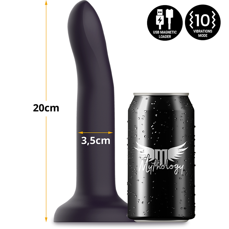 MITOLOGIA - DUMAN MYSTIC DILDO L - VIBRADOR COMPATÍVEL COM TECNOLOGIA WIRELESS WATCHME
