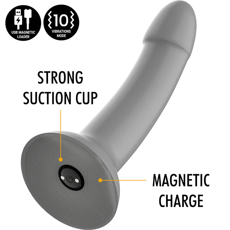 MITOLOGIA - RUNA MAJESTIC DILDO S - VIBRADOR WATCHME TECNOLOGIA SEM FIO COMPATÍVEL