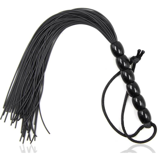OHMAMA FETISH COM ALÇA DE SILICONE COM RENDAS FLOGGER 22 CM
