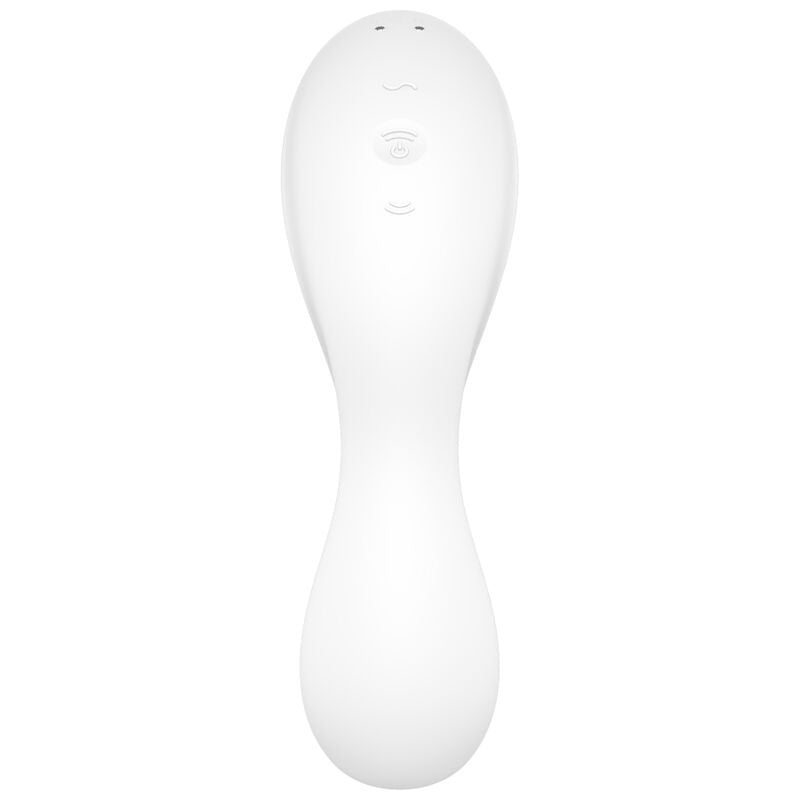 SATISFYER - CURVY TRINITY 5 AIR PULSE ESTIMULADOR E VIBRADOR APP BRANCO