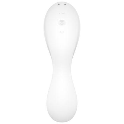 SATISFYER - CURVY TRINITY 5 AIR PULSE ESTIMULADOR E VIBRADOR APP BRANCO