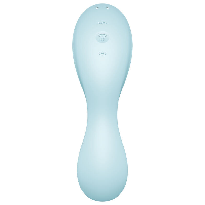 SATISFYER - CURVY TRINITY 5 AIR PULSE ESTIMULADOR E VIBRADOR APP BRANCO