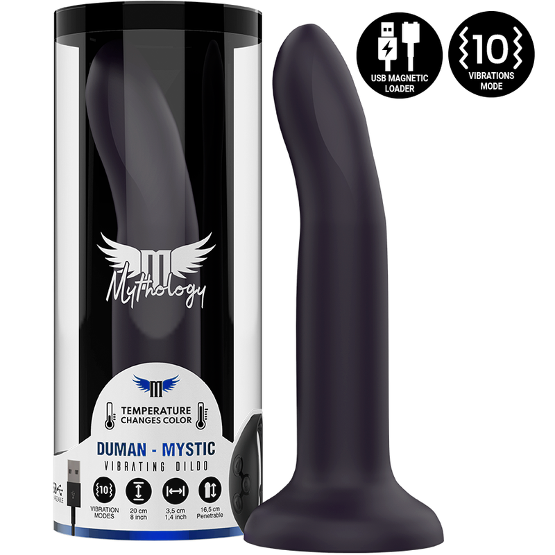 MITOLOGIA - DUMAN MYSTIC DILDO L - VIBRADOR COMPATÍVEL COM TECNOLOGIA WIRELESS WATCHME