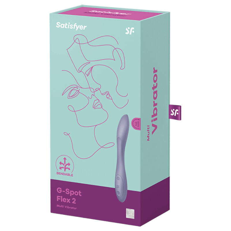 SATISFYER - G-SPOT FLEX 2 MULTI VIBRADOR ROXO