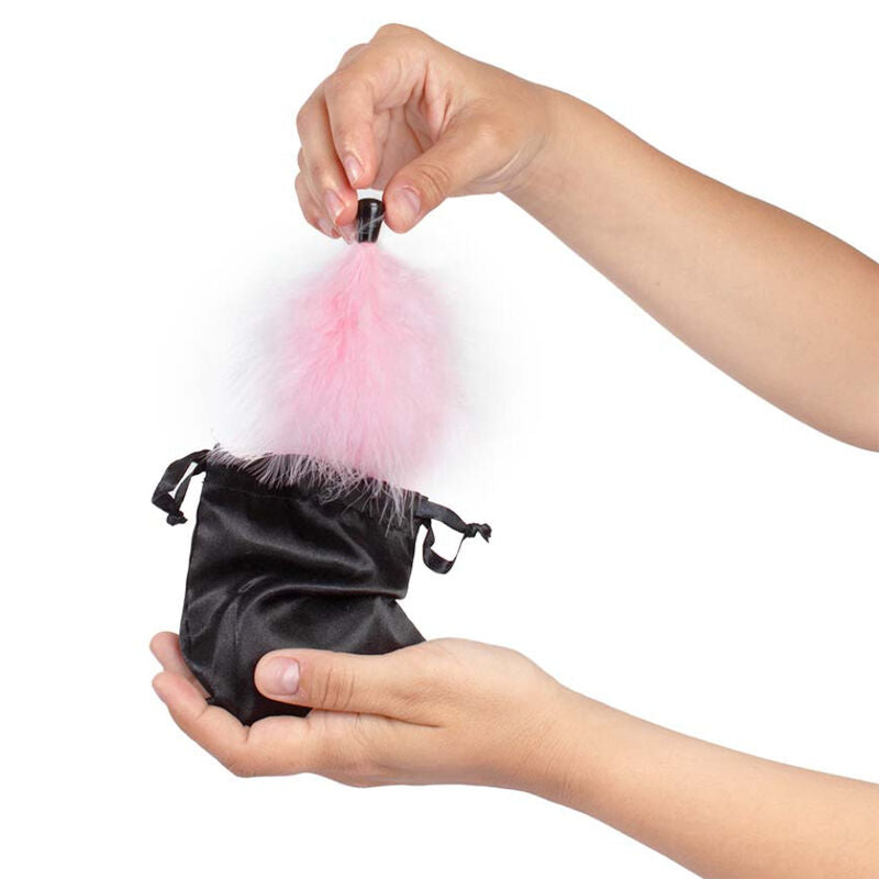 SECRETPLAY - KIT LUZ DOURADA PÓ COMESTÍVEL DE MORANGO COM BRILHO E PENA