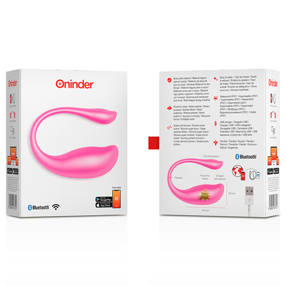 ONINDER - NAIROBI VIBRATING EGG PINK - APLICATIVO GRATUITO
