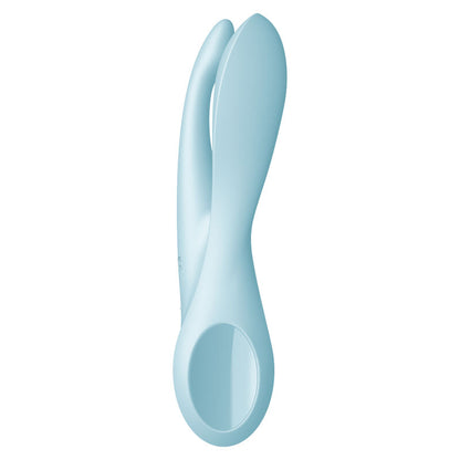 SATISFYER - TRÊS 1 VIBRADOR AZUL