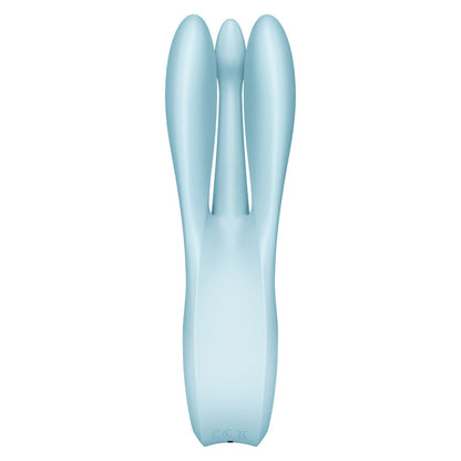 SATISFYER - TRÊS 1 VIBRADOR AZUL